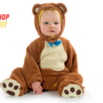 rs 149 bear design long-sleeve baby jumpsuit thespark shop